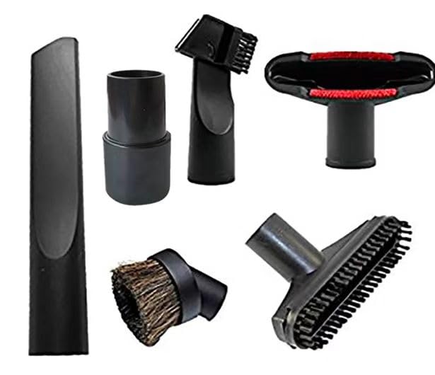 Vacuum Attachments 32mm (1-1/4 inch) Vacuum Cleaner Accessories Brush Nozzle Crevice Tool for Standard Hose