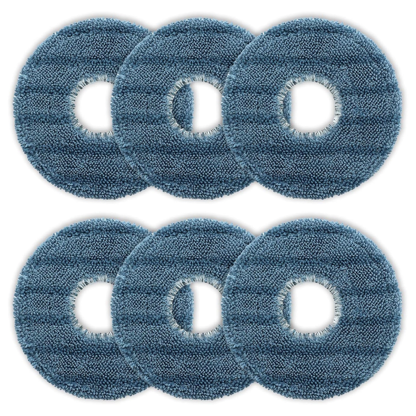 6 Pack Mop Pads for Eufy Omni C20 Vacuum Cleaner, Microfibre Soft Washable and Reusable Replacement Wipes Mop