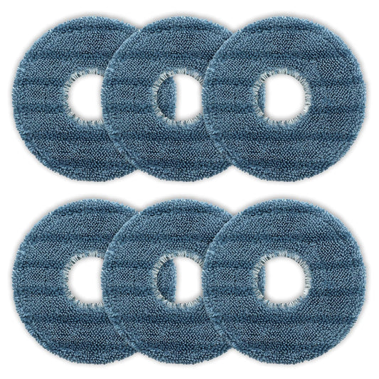 6 Pack Mop Pads for Eufy Omni C20 Vacuum Cleaner, Microfibre Soft Washable and Reusable Replacement Wipes Mop