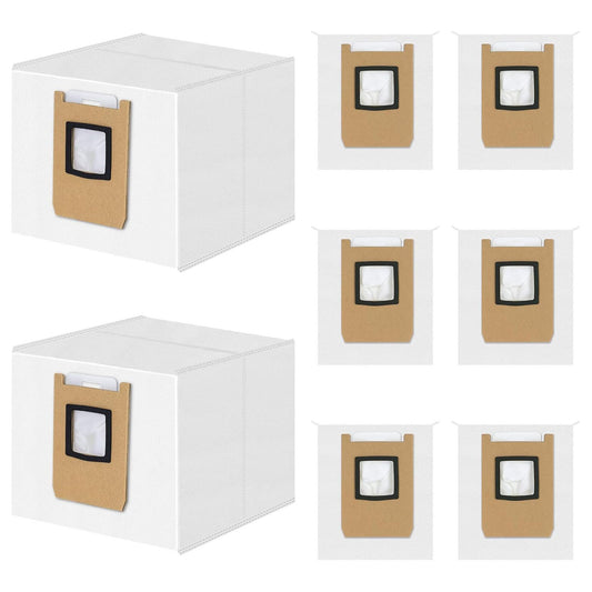 E25 Dust Bags Compatible with Eufy E25 Omni / E28 Omni / C28 Omni Robot Vacuum Cleaner, 4-Layer Replacement Disposable E28 Dust Bags
