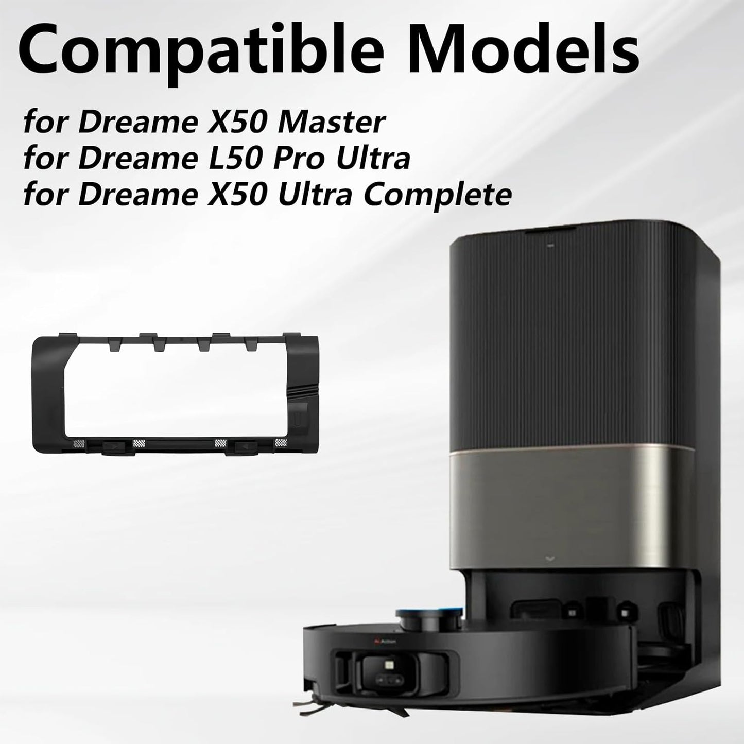 Main Brush Cover Guard Accessories for Dreame X50 Ultra Complete, X50 Master, L50 Pro Ultra Vacuum Cleaner, X50 Ultra Main Brush Cover Replacement