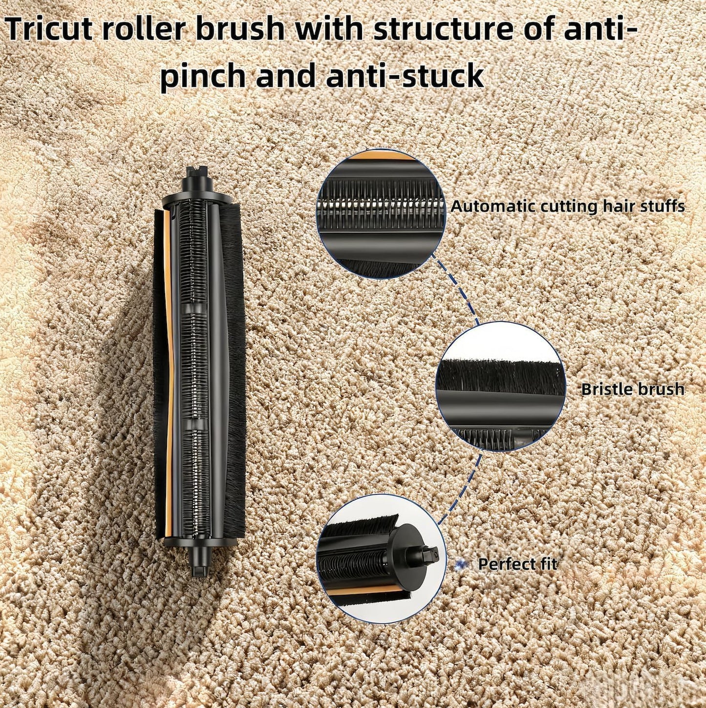 Replacement Parts for Dreame X40 Ultra Complete L40 Ultra X40 Master MOVA P10 Pro Ultra Mop Pads X8;Filter HEPA X6;Tri-Cut Main Brushe X1; Side Brushes X6 Accessories