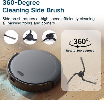 C10 Accessories Kit Replacement for eufy Robot Vacuum C10,1 Main Brush,4 Side Brushes,4 HEPA Filters,6 Replacement Dust Bags,1 Cleaning Tools