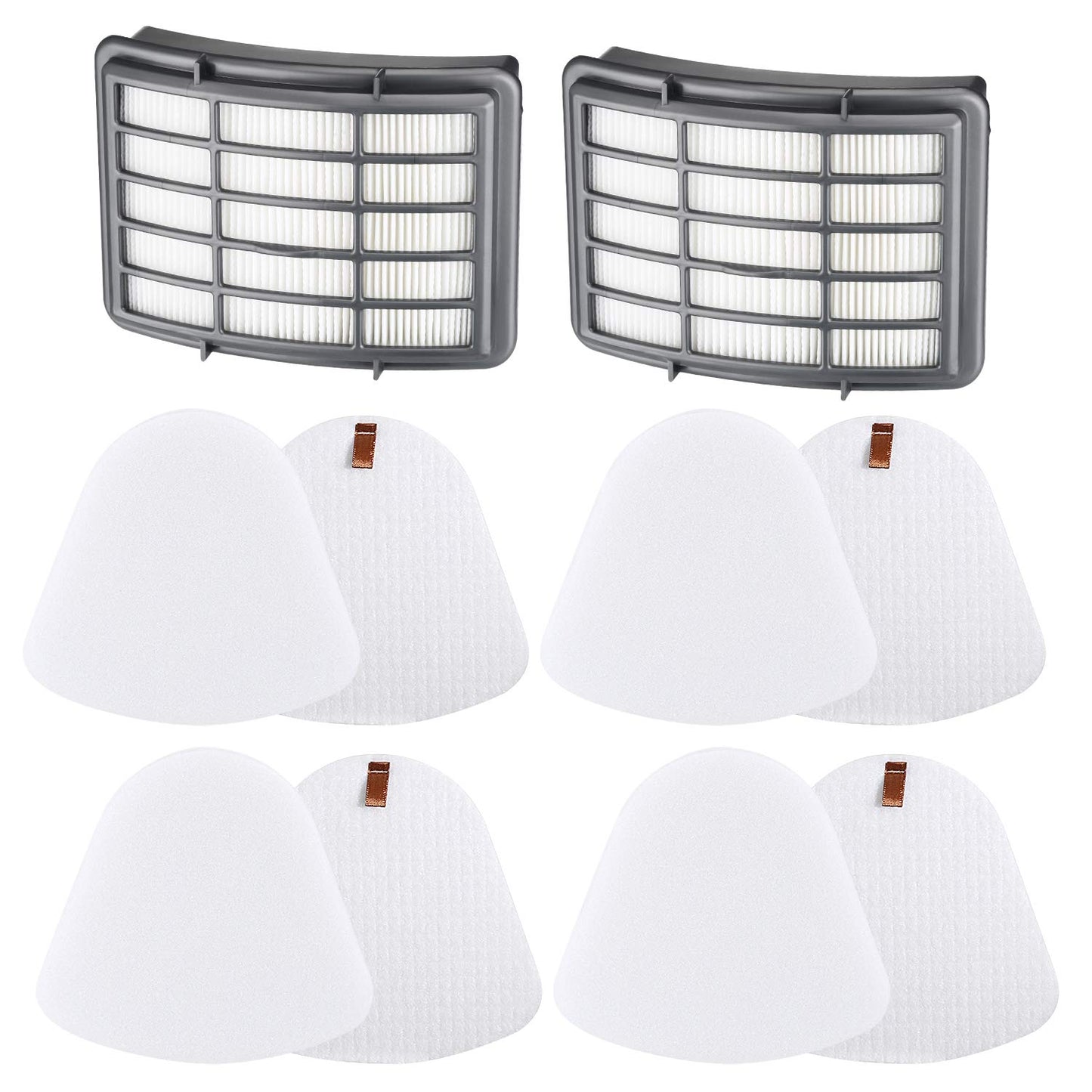 Lift Away Filter Replacement Pack Filters （4+2 ）–Replacement for Shark Vacuum Compatible with Navigator Lift Away Models NV350, NV351, NV352, NV355, NV356E, NV360, UV440, UV540, CU500, XFF350, XHF350.