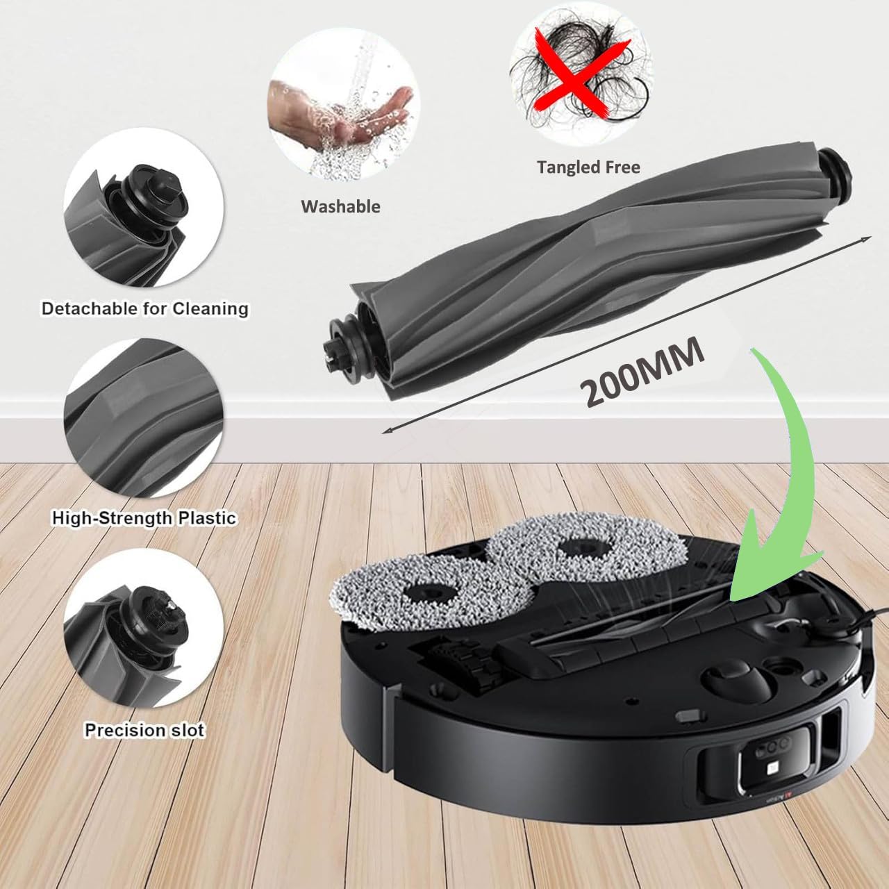 Accessories for Dreame L10s Ultra Gen 2 / L10s Ultra Heat ONLY; Dreame L40s Ultra AE/CE X30 Ultra D30 Ultra Mova E30 Ultra/Mops dust Bag Filter HEPA Main Brushes Side Brushes