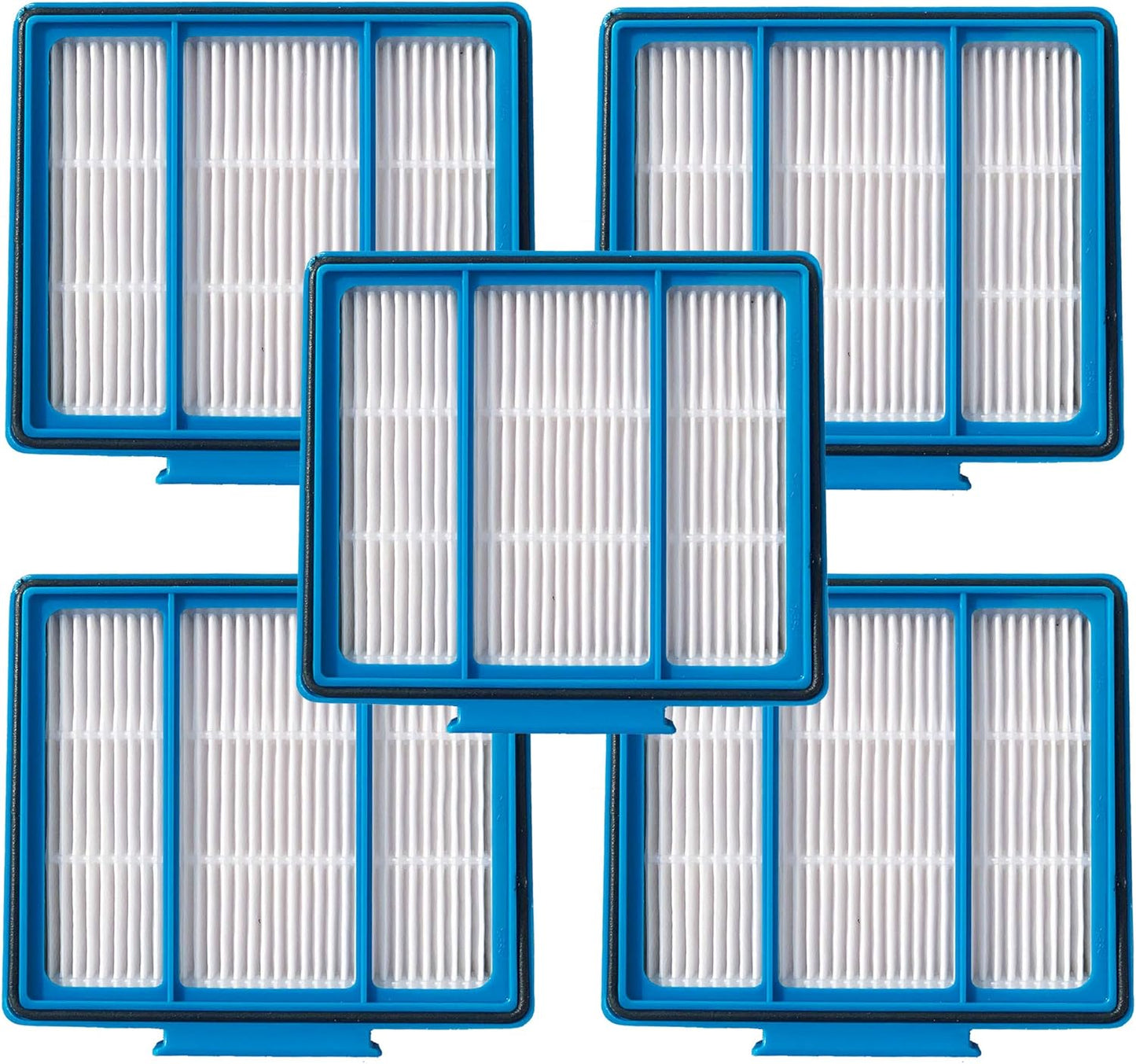 5-Pack Replacement HEPA Filter for Shark ION,IQ,EZ AI Series Vacuum AV2501AE RV1001AE AV910/911S/912S/915S AV753 RV100AE UR1000SR AV2001WD RV1001 AV752 AV2820S Part Fit # RVFFK950 (5)