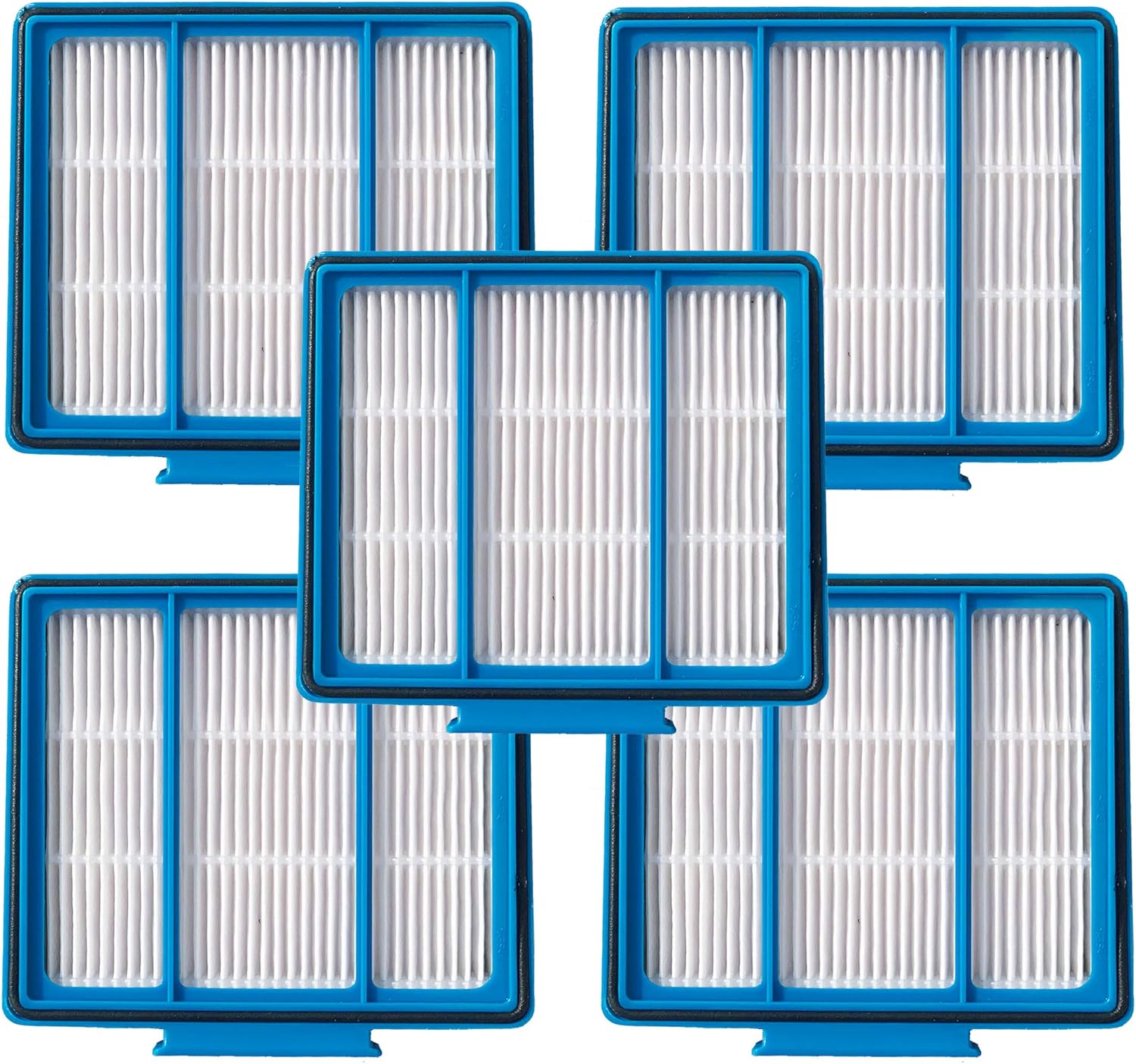 5-Pack Replacement HEPA Filter for Shark ION,IQ,EZ AI Series Vacuum AV2501AE RV1001AE AV910/911S/912S/915S AV753 RV100AE UR1000SR AV2001WD RV1001 AV752 AV2820S Part Fit # RVFFK950 (5)