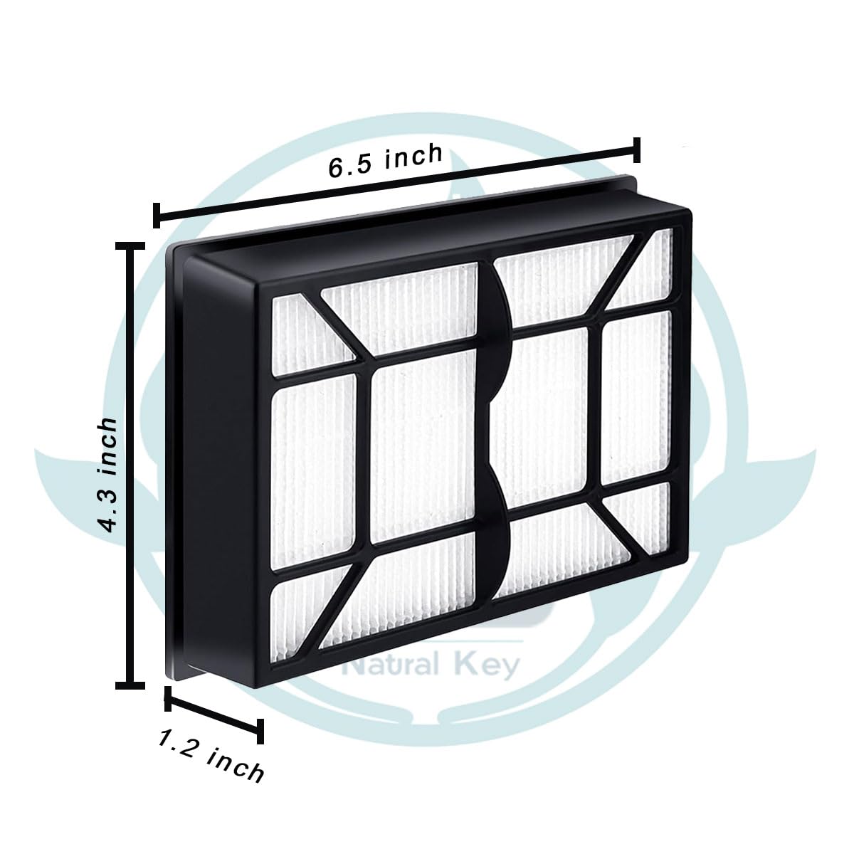 2 Pack EF9 53296  Replacement Filter-Compatible with Kenmore 31140 31150 BU1017, 81714, 21814, 22614, BC7005-