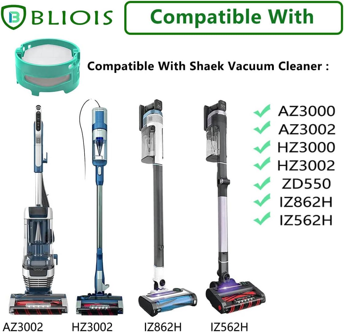 [6 Pack] Replacement for Shark Odor Neutralizer Cartridge AZ3002 HZ3002 Accessories Replacement for Shark Vacuum Cleaner Odor Neutralizer And air Purifier HP302. -1541fc3000,Teal