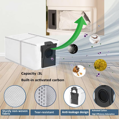 Replacement Parts Accessories for Dreame X40 Ultra Complete L40 Ultra (Gen 2) X40 Master MOVA P10 Pro Ultra (Gen 2) / P50 Pro Ultra Mop Pads *6 Dust Bag*4 Filter HEPA*4 Main Brushes*2 Side Brushes*4