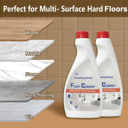 Roborock Floor Cleaning Solution, Compatible Robot Vacuums with Mopping and Wet Dry Vacuum(480ml)