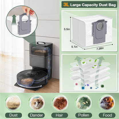 Accessories for Roborock Q5 Max+ / Q5 Pro+ / Q8 Max+ Robot Vacuum Cleaners（14Pack）