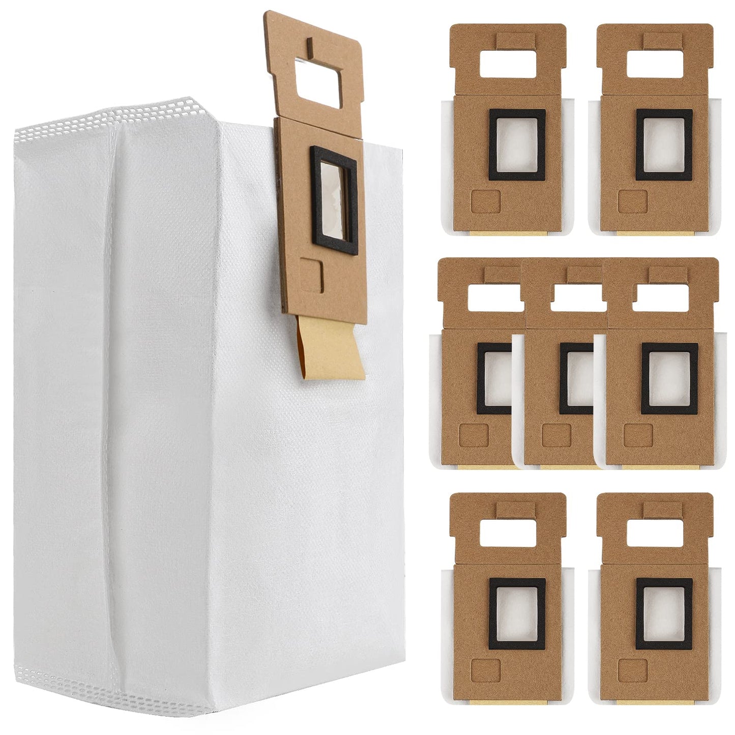 Dust Bag for Roborock S7/S7+ Vacuum Cleaner Auto-Empty Dock, 3L Large Capacity Cleaner Bag（7pack）