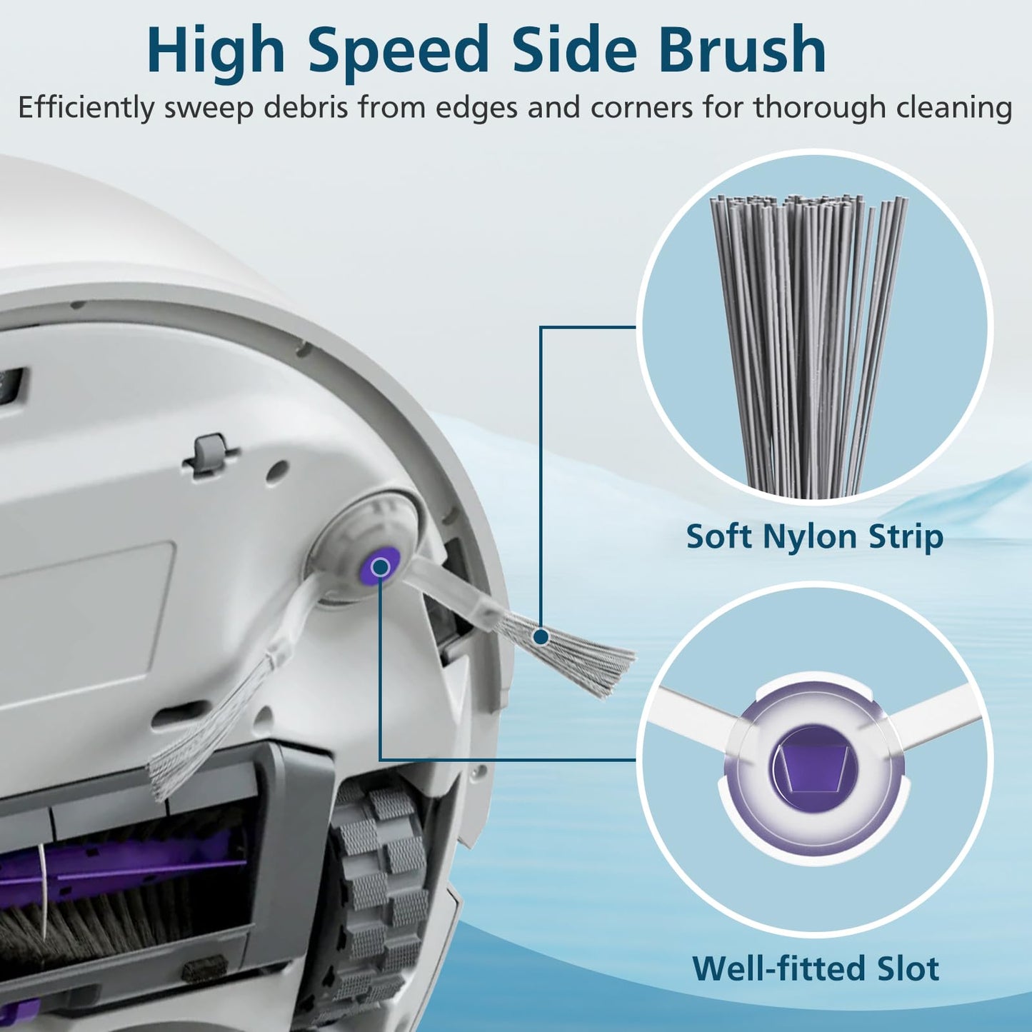 Accessories Replacement for Narwal Freo X Ultra Robot Vacuum（15 Pack）