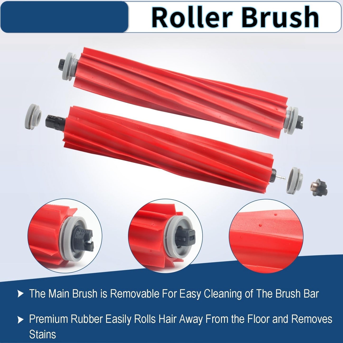 Replacement Parts for Roborock Qrevo Vacuum Cleaner Accessories Kit（19 Pack）