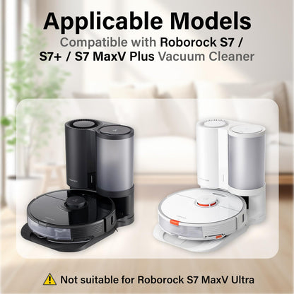 Dust Bag for Roborock S7/S7+ Vacuum Cleaner Auto-Empty Dock, 3L Large Capacity Cleaner Bag（7pack）