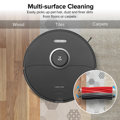 Roborock Dual Main Brush Replacement for Roborock S8 Pro Ultra, S8, S8+, Q5 Pro, Q5 Pro+, Q8Max and Q8Max+ Robot Vacuum Cleaner（2 Pcs）