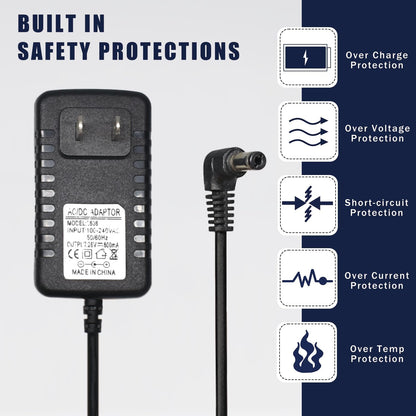 Charger Replacement Compatible with TINECO Vacuum iFLOOR 2, iFLOOR 3, A10 A11 Floor ONE S3, 26V AC Power Adapter Compatible with TINECO Vacuum Cleaner Charging Cord, YLS0241A-T260080