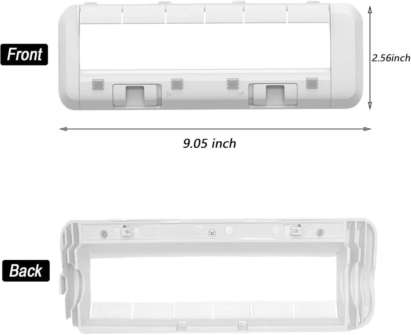 Main Brush Cover Replacement for Dreame L10S Ultra, L10 Ultra, S10, L20 Ultra, X30 Ultra Robot Vacuum Cleaner, X30 Ultra Main Brush Cover Accessories