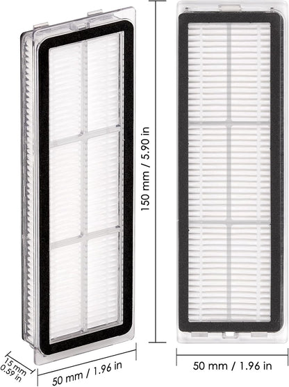 (5 Pieces) L10s Ultra HEPA Filter Compatible with Dreame L10s Ultra, L10s Pro, L10 Ultra, Z10 Pro, S10, S10 PRO, S10 PLUS, B101CN, W10, X10+, L10+ plus, Z10 pro, Robot Vacuum Cleaner Accessories