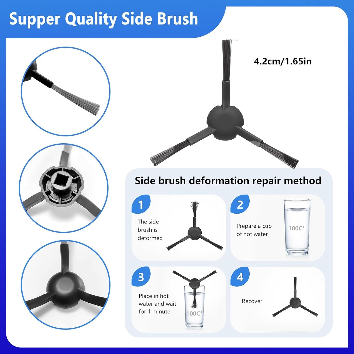 28 PCS Replacement Parts for Dreame L20 Ultra/L20 Ultra Complete, L30 Ultra/L30 Ultra Complete Vacuum Cleaner,2 Rubber Main Brush,6 Activated Carbon Dust Bags,4 Activated Carbon Filters