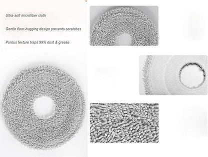 Dreame X50 Ultra Replacement Parts Accessories for Dreame X50 Ultra Complete L50 Ultra X50 Master L40s Pro Ultra MOVA V50 Mop Pads X6 Dust Bags X4; HEPA Filter X4; Main Brushes X2; Side Brushes X4