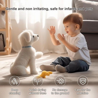 Floor Cleaning Solution Original Scent Compatible with Dreame Cleaning Solution, Residue & Streak Free, Suitable for All Robot Vacuum Cleaners and Wireless Wet Dry Dual-Use Vacuum Cleaners