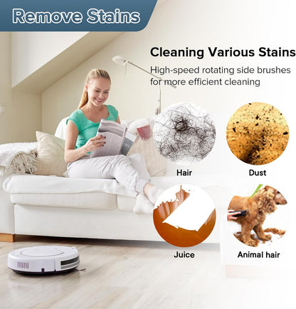 4 Main Brushes Accessories for Dreame L40 Ultra, X40 Ultra,L30 Ultra,L20 Ultra,L10s Pro Ultra,L10s Ultra,L10s Pro,X20 Pro Plus,X30 Ultra,S10 Pro Ultra, xiaomi X10, X20 series Vacuum