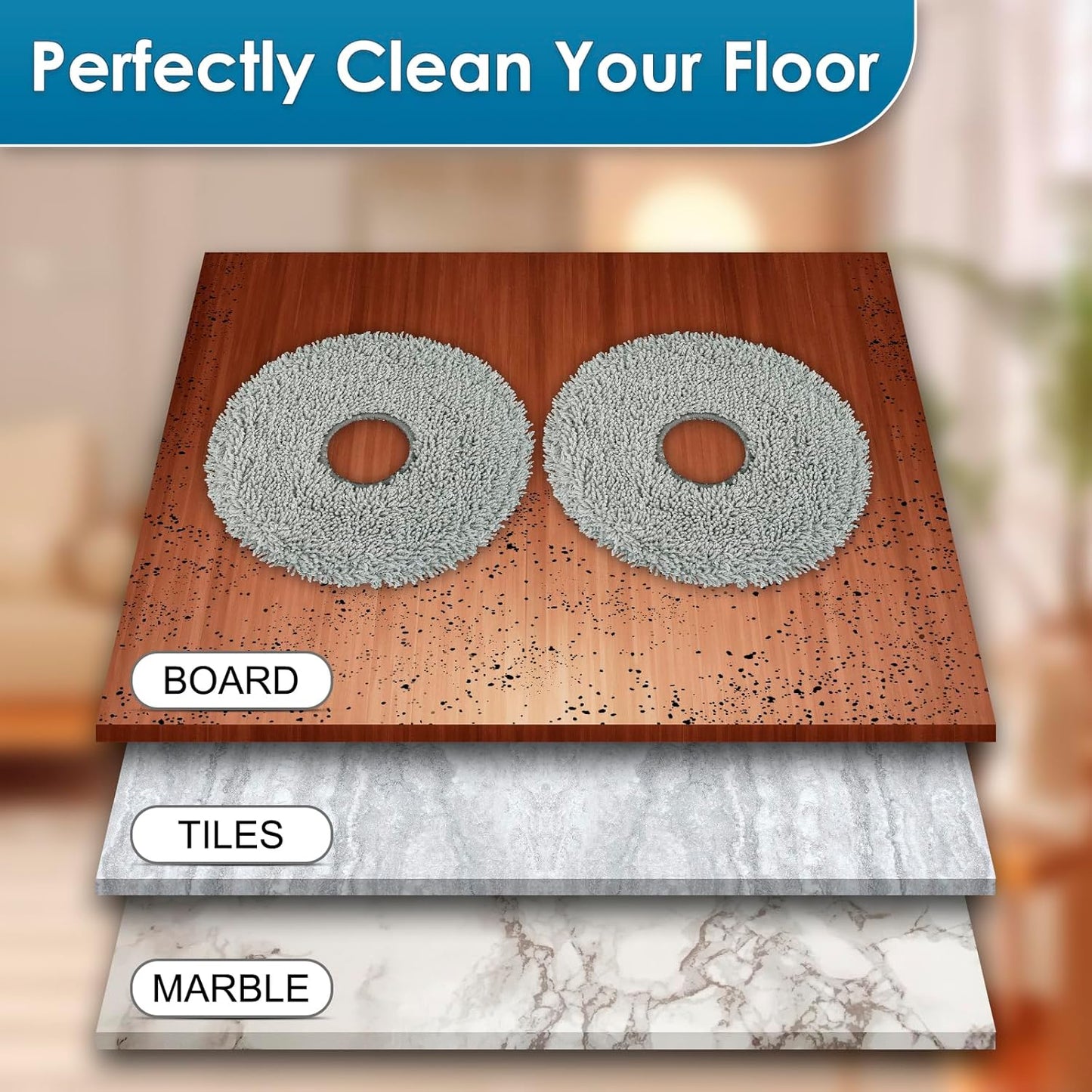 (15 Pack) X50 Ultra Replacement Parts Compatible with Dreame X50 Ultra Robot Vacuum Cleaner, 2 Roller Brushes, 4 Side Brushes, 3 Dust Bags, 3 HEPA Filters, 3 Mop Pads, Accessories Kit