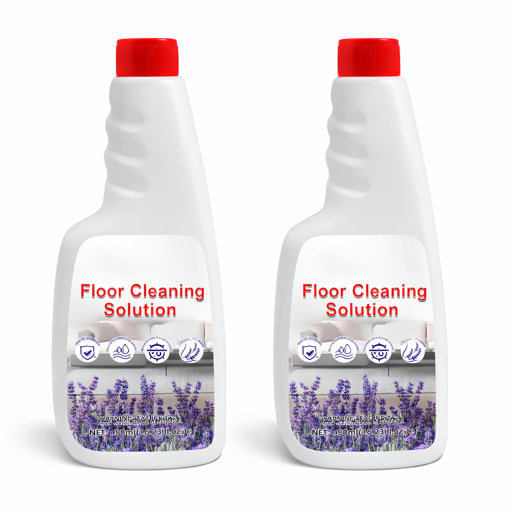Lavender Floor Cleaning Solution,Compatible With Roborock Robot Vacuum And Mop Cleaner, Deep Cleans For Multiple Hard Floors, Suitable With All Robot Vacuums With Mopping 480ml