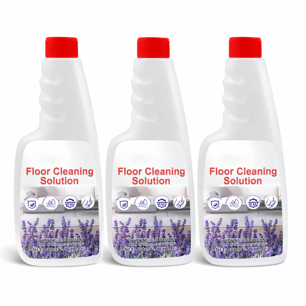 Lavender Floor Cleaning Solution,Compatible With Roborock Robot Vacuum And Mop Cleaner, Deep Cleans For Multiple Hard Floors, Suitable With All Robot Vacuums With Mopping 480ml