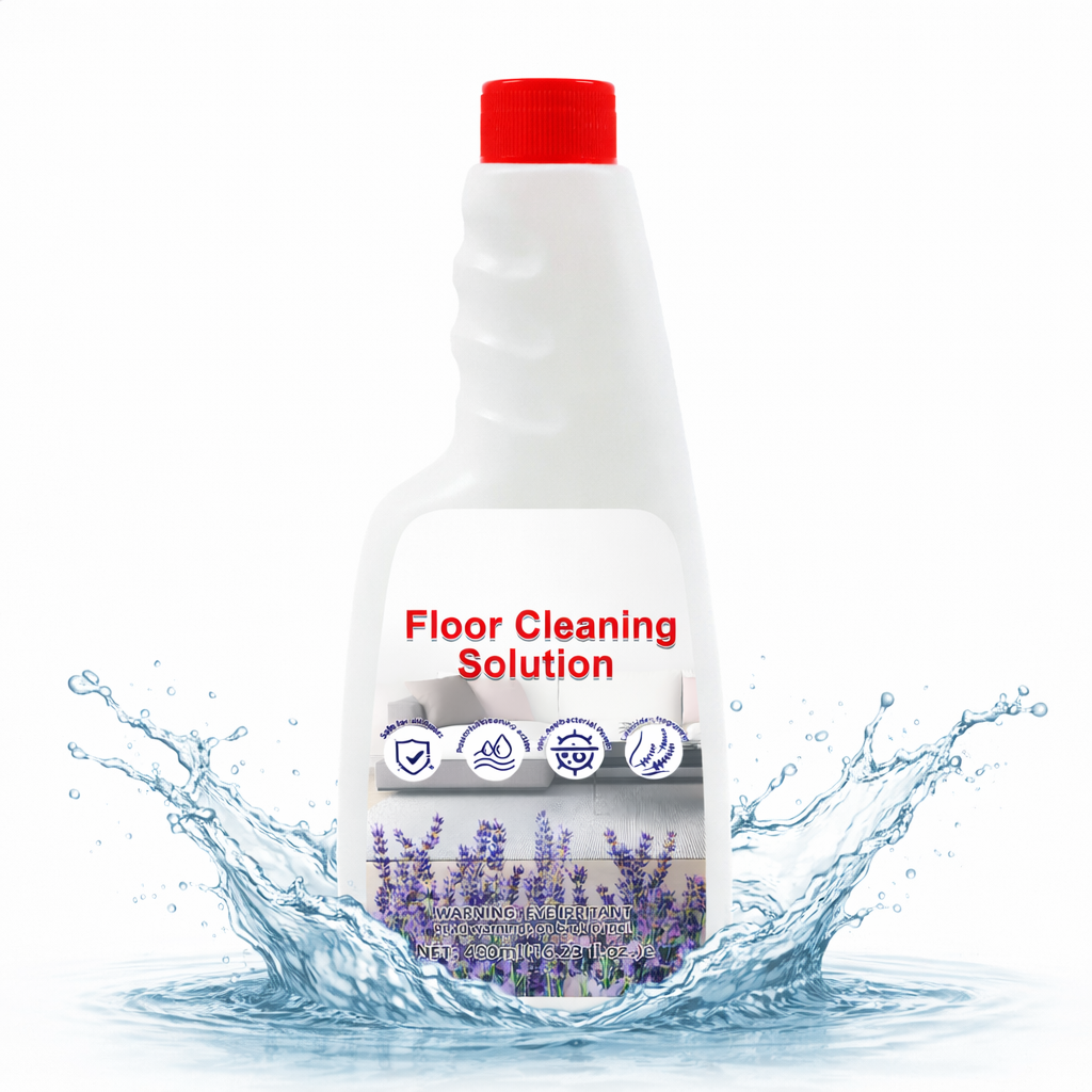 Lavender Floor Cleaning Solution,Compatible With Roborock Robot Vacuum And Mop Cleaner, Deep Cleans For Multiple Hard Floors, Suitable With All Robot Vacuums With Mopping 480ml