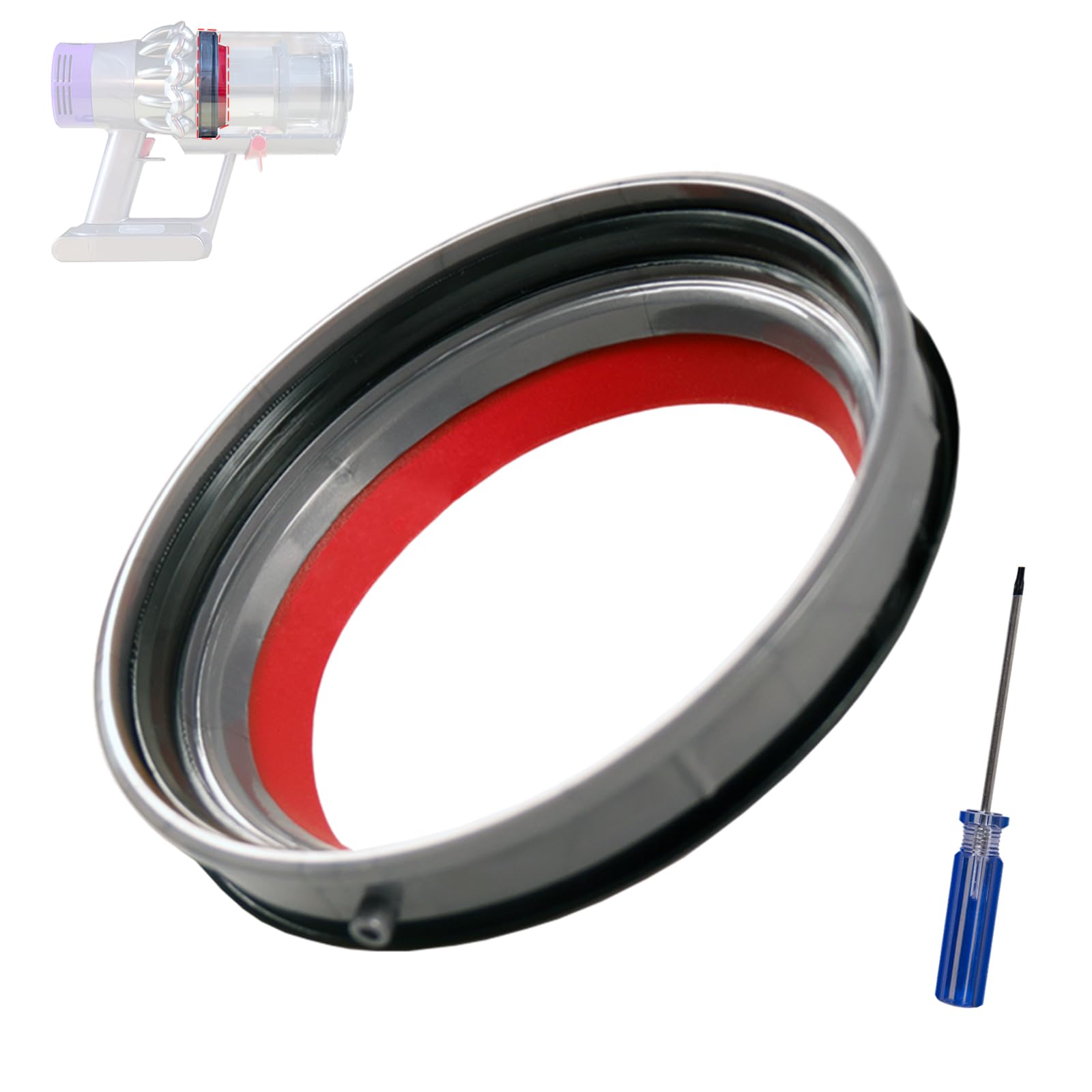 Dust Bin Bucket Sealing Ring Replacement for Dyson V11 V15 SV14 SV15 SV22 Vacuum Cleaner Accessories Assembly