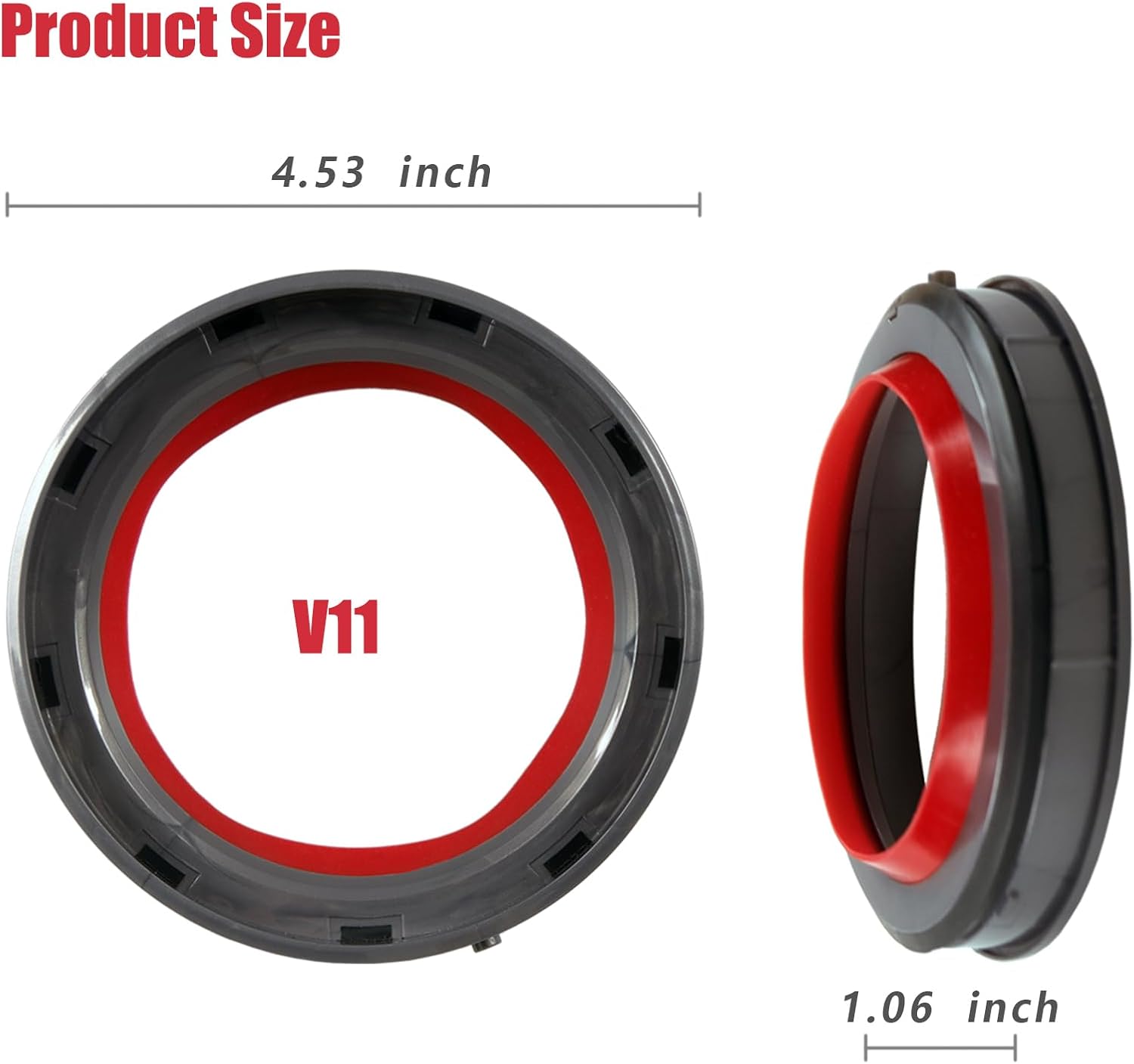 Dust Bin Bucket Sealing Ring Replacement for Dyson V11 V15 SV14 SV15 SV22 Vacuum Cleaner Accessories Assembly