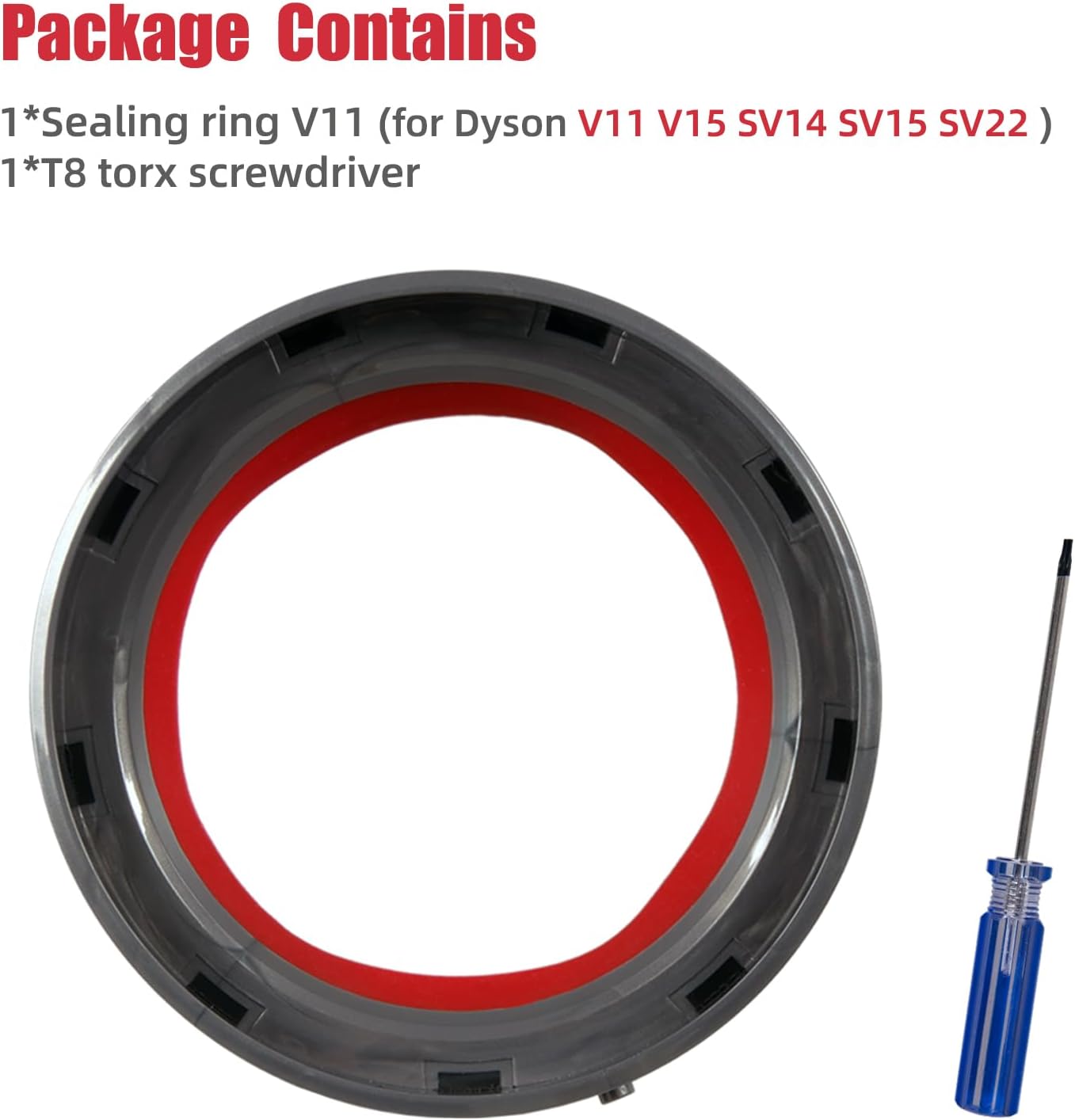 Dust Bin Bucket Sealing Ring Replacement for Dyson V11 V15 SV14 SV15 SV22 Vacuum Cleaner Accessories Assembly