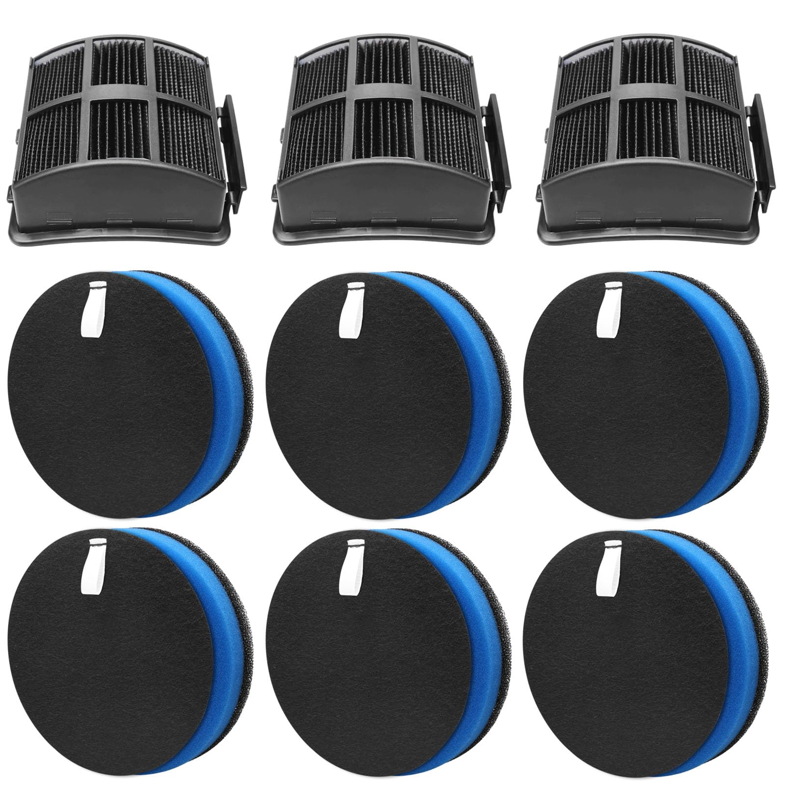 Filter Kit for Bissell 2998 Multiclean Lift-Off Pet Vacuum, Fit for Bissell 2998 2999 2849 3000 3057 2849 28524 2920 3059 3399 2852 3125W 31269 Vacuum, Part 1625641