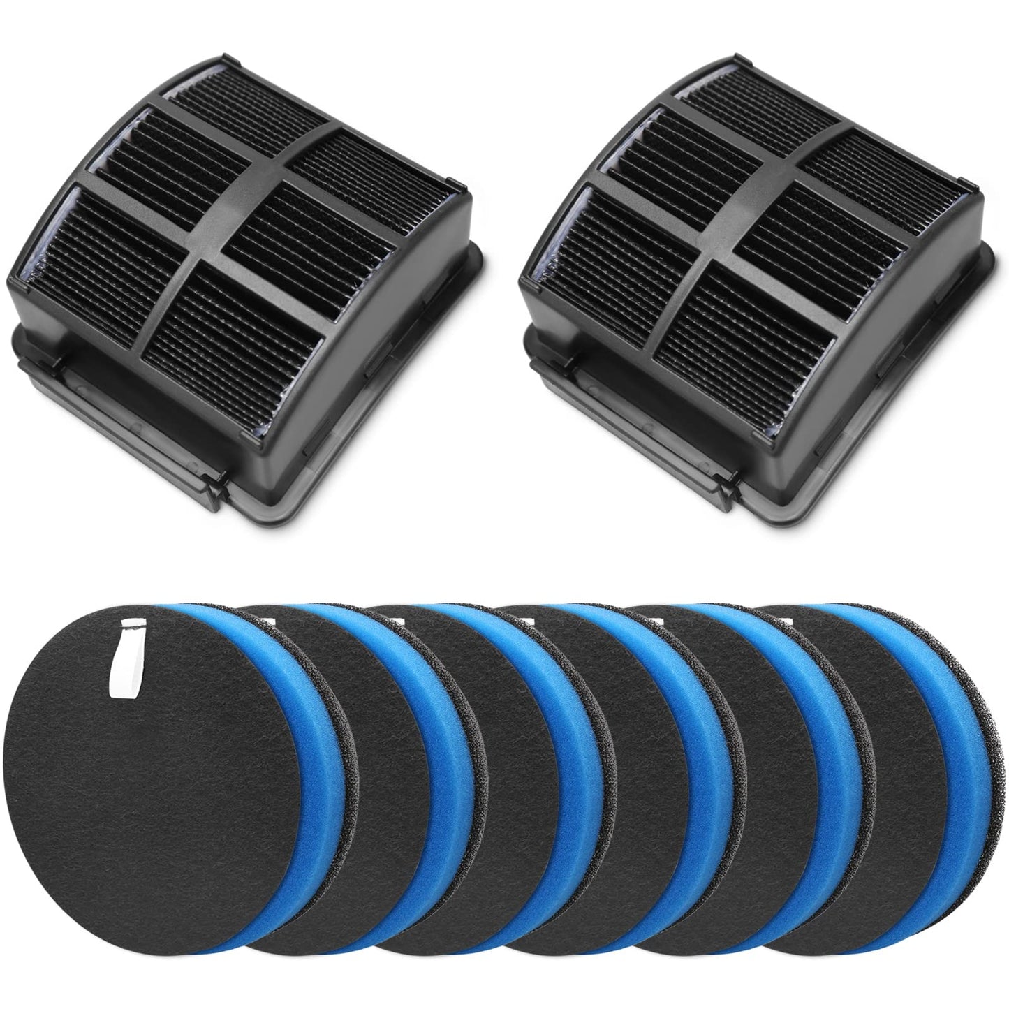 Filter Kit for Bissell 2998 Multiclean Lift-Off Pet Vacuum, Fit for Bissell 2998 2999 2849 3000 3057 2849 28524 2920 3059 3399 2852 3125W 31269 Vacuum, Part 1625641
