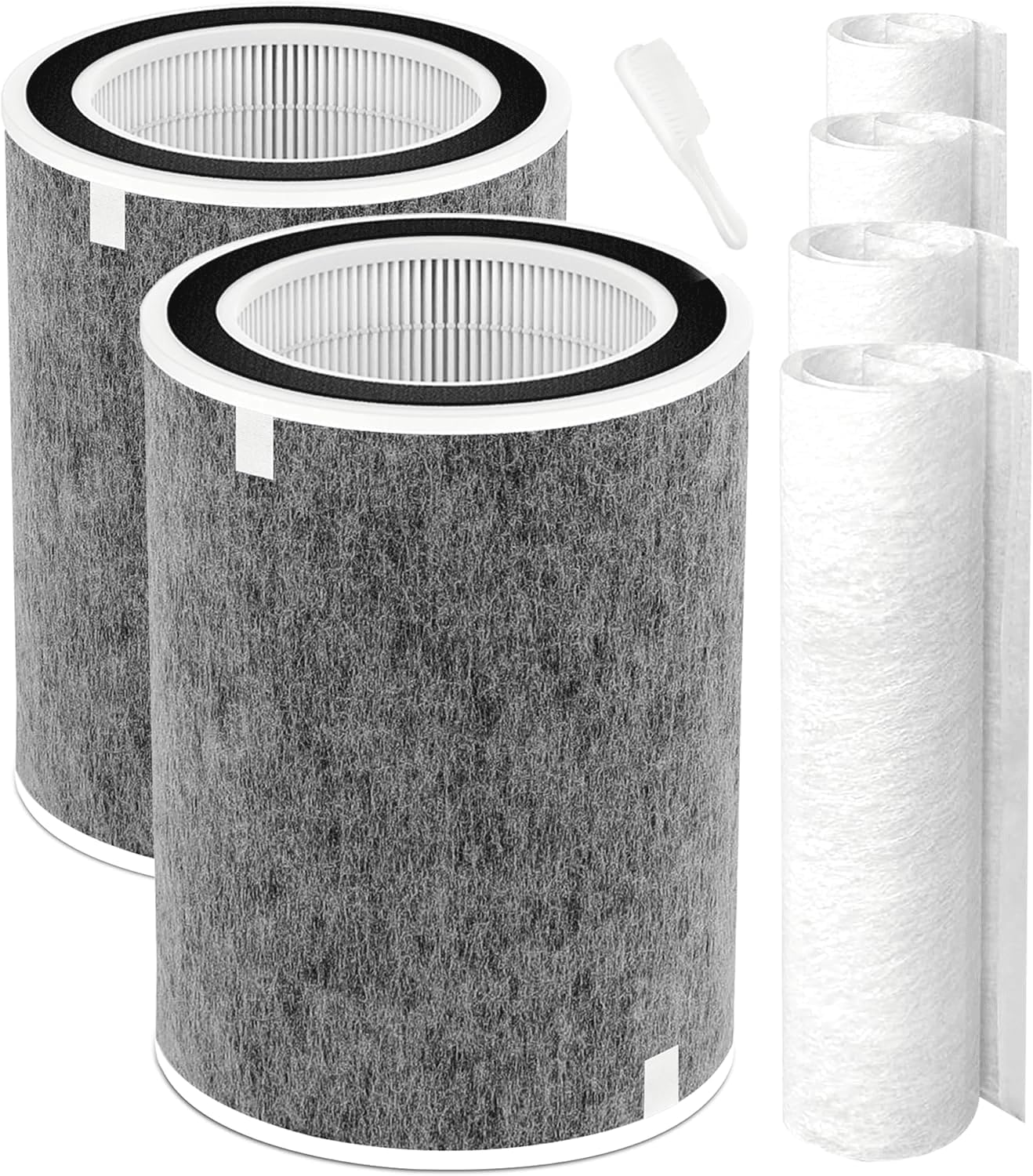 HP201 HP202 Replacement Filter Compatible with Shark HP200 Series, HP302 & HC502 Filter MAX, 3-in-1 H13 Grade Filter, Part #HE2FKBAS, HE2FKBASMB (1-Pack) (2 Pack)