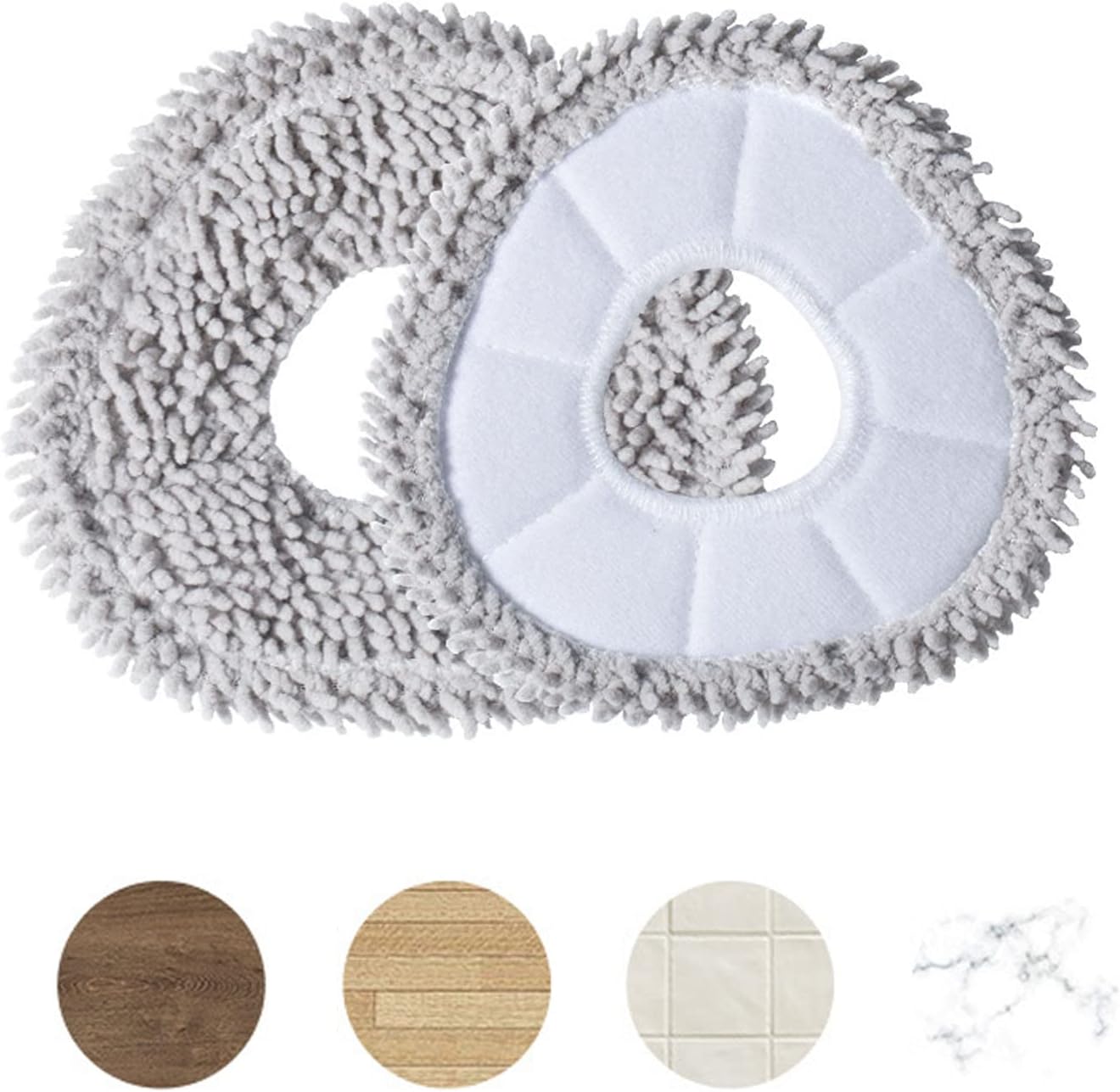 Replacement Accessories Kit Compatible With Narwal Freo Robot Vacuum Cleaner,1 Main Brush, 6 Side Brushes,4 Mop Pads, 4 Hepa Fiters Spare Parts (Freo-15)
