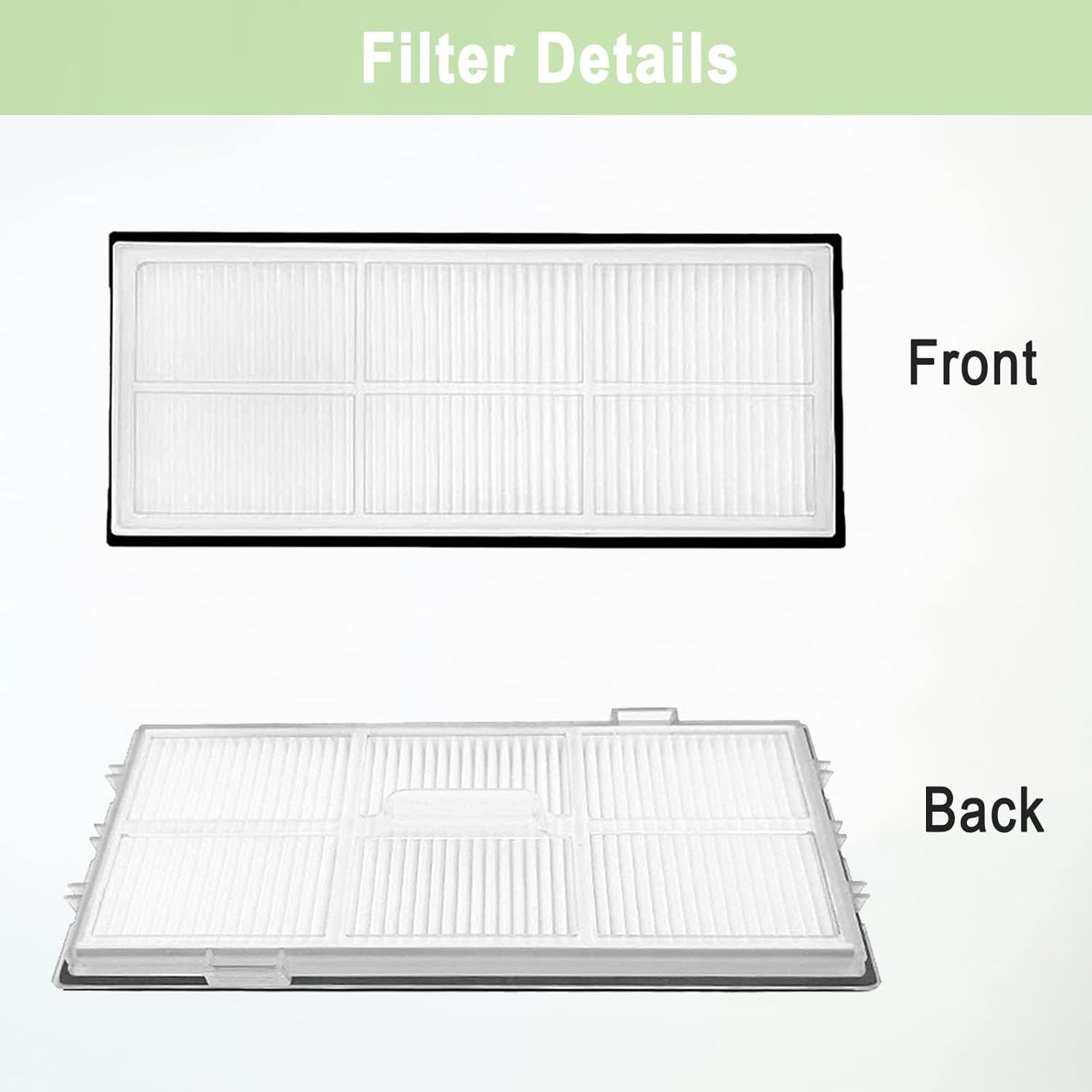Roborock Compatible Replacement Parts - 2 Roller Brush, 4 Filter, 6 Side Brush, 4 Mop Cloth
