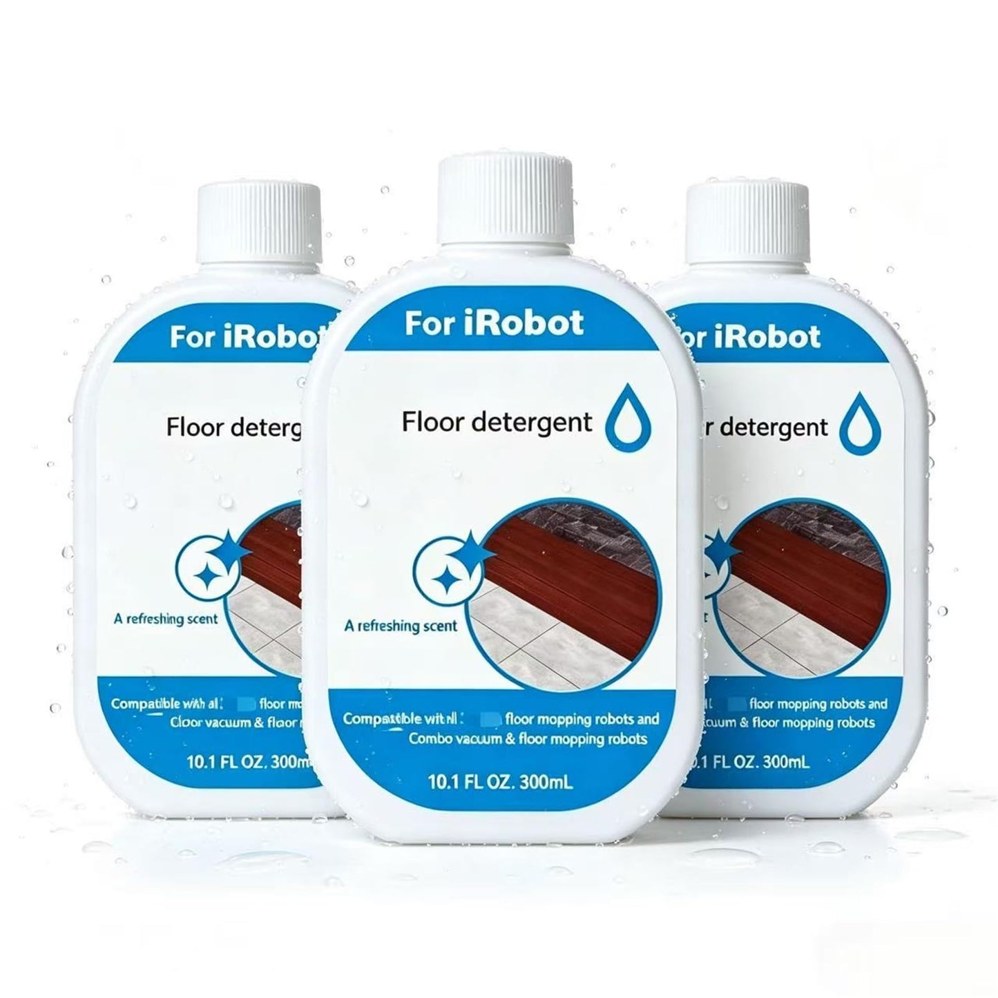 Floor Cleaning Solution, Refreshing Scent Mopping Concentrate, Compatible With Roomba Plus 405 Plus 505 Max 705 Combo Robots, For 4000, 500 & 700 Series Robot Mops