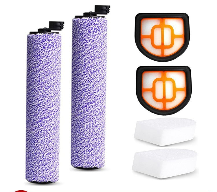 Compatible Brush Roller and Filter Replacement for Shark HydroVac Cordless Wet Dry Vacuum Cleaner – Fits Models AW201, AW302, WD201, WD100, WD200, WD101, WD200C, WD201C, WD101C.