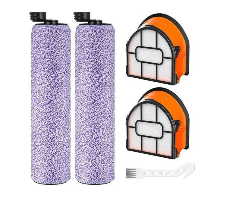 Compatible Brush Roller and Filter Replacement for Shark HydroVac Cordless Wet Dry Vacuum Cleaner – Fits Models AW201, AW302, WD201, WD100, WD200, WD101, WD200C, WD201C, WD101C.