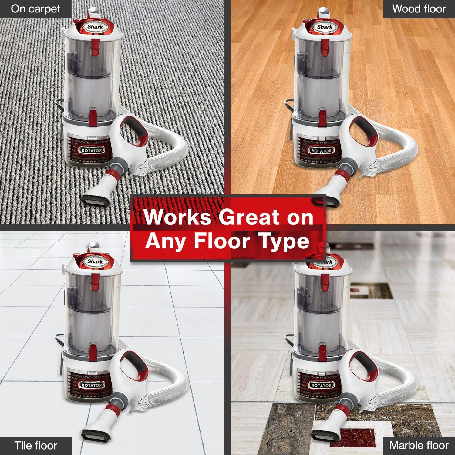 Upgraded Replacement Hose Handle for Shark Rotator Professional Lift-Away Vacuums | for Series NV500, NV501, NV502, NV503, NV504, NV505, NV510, NV552, UV560, & More Models, (Only Models Listed Below)