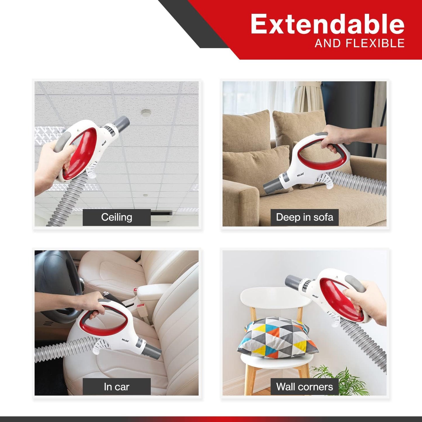 Upgraded Replacement Hose Handle for Shark Rotator Professional Lift-Away Vacuums | for Series NV500, NV501, NV502, NV503, NV504, NV505, NV510, NV552, UV560, & More Models, (Only Models Listed Below)