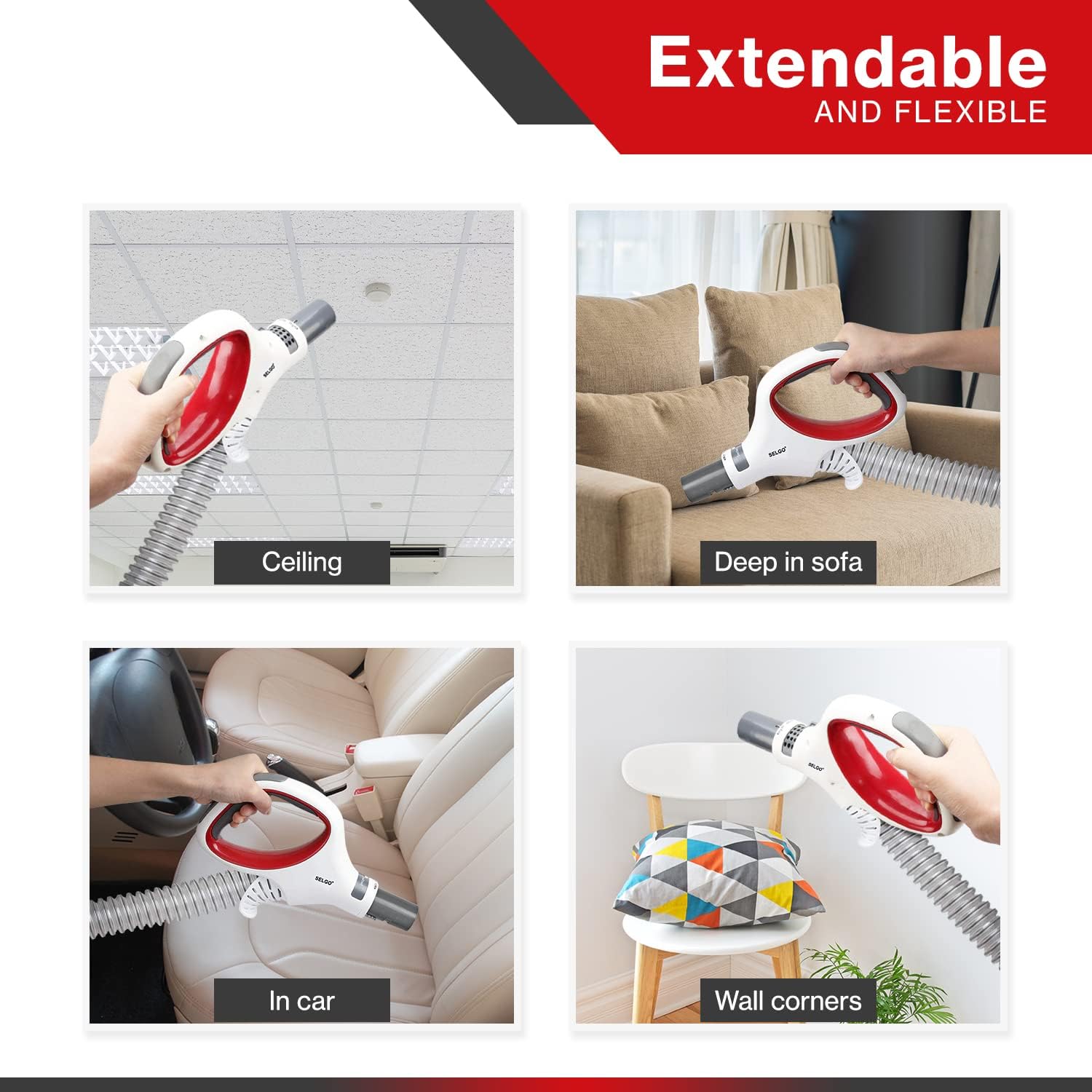 Upgraded Replacement Hose Handle for Shark Rotator Professional Lift-Away Vacuums | for Series NV500, NV501, NV502, NV503, NV504, NV505, NV510, NV552, UV560, & More Models, (Only Models Listed Below)